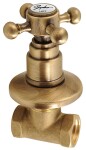 SAPHO - ANTEA podomítkový ventil, teplá, bronz 3056H