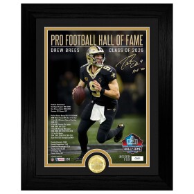 Obraz New Orleans Saints NFL Drew Brees Hall of Fame Bronze Coin
