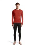 ICEBREAKER Mens 260 Tech LS Crewe, Agate velikost: M