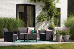 Keter CLAIRE SEATERS SOFA set grafit
