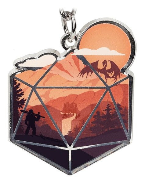 Klíčenka - The d20