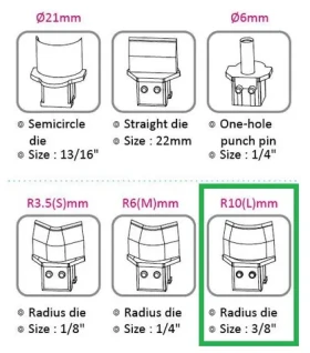 KW triO Výsekový rádius pro KW triO 9521 10 mm (COK-09521-R10)
