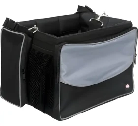 TRIXIE Front-Box přepravní box na řídítka šedý / 41x26x26 cm / max. 6 kg (G14-13106)