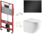 Závěsný WC set do lehkých stěn / předstěnová SAT SIKOTSREX67414 SIKOTSREX67414