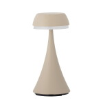 Bloomingville Přenosná stolní LED lampička Pepple, béžová barva, kov