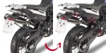 Plr5103 trubkový nosič Bmw F 650/700/800 GS (08-17) Easy Fit pro boční kufry - Demontovatelný