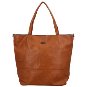 Trendová dámská koženková kabelka přes rameno Ramira, hnědá