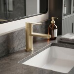 REA - Umyvadlová baterie Arcos Brush Gold REA-B6965