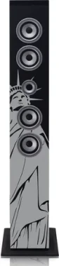 Lenco IBT-6 NY Liberty / Sloupový reproduktor / 40W / Bluetooth / FM / USB / SD / AUX / LCD (IBT-6RONY)