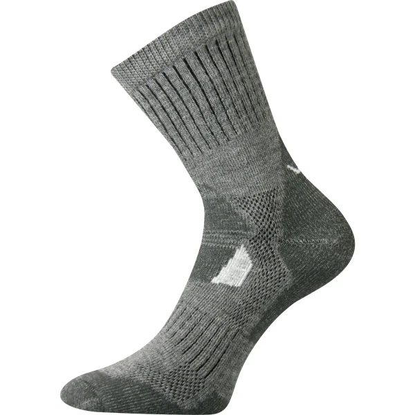 VOXX Ponožky zimní thermo z merino STABIL se stříbrem SVĚTLE ŠEDÉ 43-46 103567