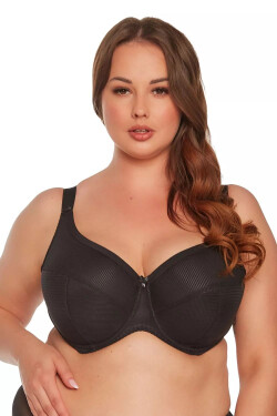 Dámská podprsenka 1058 Sonia black plus - GAIA černá 85/L
