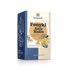 BIO Bylinný čaj fenykl-anýz-kmín 18x1,7g - Sonnentor (30,6 g) (52465-1-30,6g)