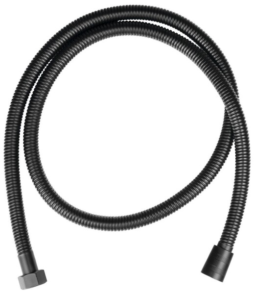 SAPHO - POWERFLEX kovová sprchová hadice, 120cm, černá mat FLEX120B