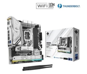 ASRock MB Sc LGA1851 B860M Steel Legend WiFi, Intel B860, 4xDDR5, 1xThunderbolt, 1xDP, 1xHDMI, WiFi, mATX EDF_380996