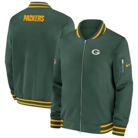 Nike Pánská bunda Green Bay Packers NFL Sideline Coach Bomber Velikost: M