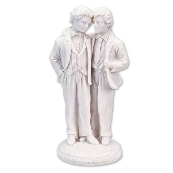 Dortisimo Svatební figurka Pár muži 13 cm