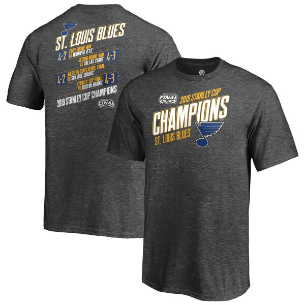 Fanatics Dětské tričko St. Louis Blues 2019 Stanley Cup Champions Hash Marks Schedule Velikost: Dětské let)