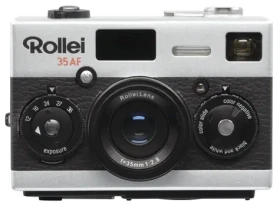Rollei 35AF černá / analogový fotoaparát / 35mm film / blesk (10856)