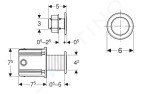 GEBERIT - Splachovací systémy Elektronické oddálené ovládání splachování typ 10, bateriové napájení, matná černá 115.937.14.6