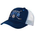 Outerstuff Dětská kšiltovka Winnipeg Jets NHL Lockup Meshback Adjustable
