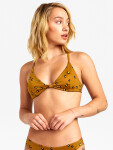 RVCA CHITAH KNOT CROSSBAC ALMOND dvoudílné plavky - S