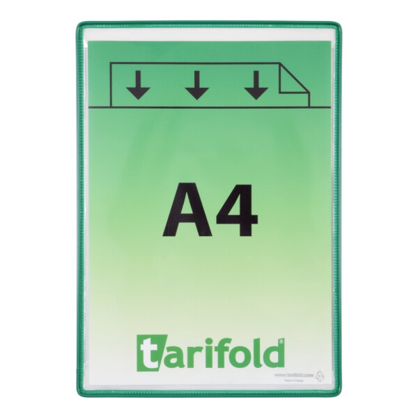 Djois rámeček s kapsou samolepicí, A4, otevřený shora, nepermanentní, zelený, 5 ks