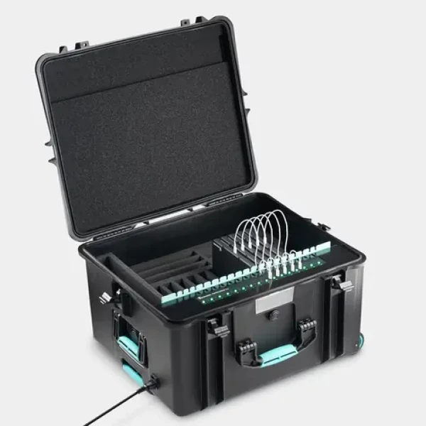 Formcase TransformerCase T10M-PD Perf. Plus černá / Nabíjecí přepravní kufr / 10x USB-C PD 65W / kolečka (200013)