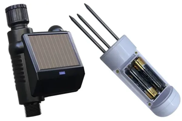 IMMAX NEO SMART zavlažovací ventil / Zigbee TUYA / Solární panel / Čidlo půdní vlhkosti (07525L)