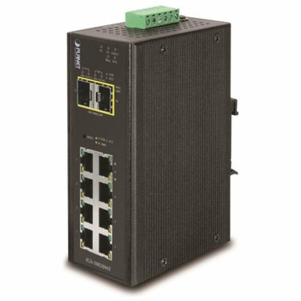 PLANET IGS-10020MT/ Switch / 8x RJ-45 10|100|1000 / 2x 100 1000 SFP (IGS-10020MT)