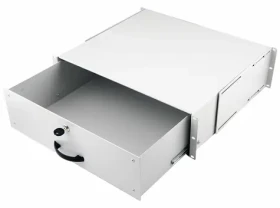 Equip Uzamykatelná zásuvka 19" / Zásuvka do racku / 3U / RAL7035 světle šedá / 485x400x130 mm (EZD-3-G)
