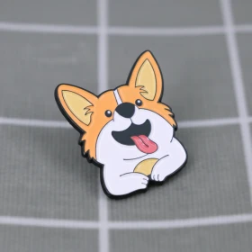 Pinarna.cz Hnědobílý pejsek (Corgi) s vyplazeným jazykem