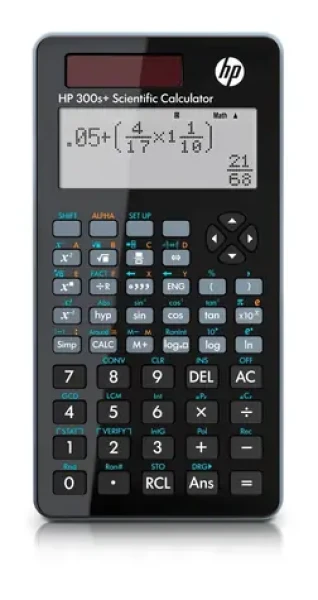 HP 300s+ / Školní kalkulačka / vědecká / 315 funkcí / solární napájení