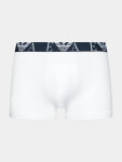 Pánské boxerky 3PACK 111357 3F715 13911 bílo-vínové-tm.modré - Emporio Armani M