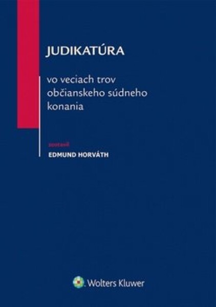 Judikatúra vo veciach trov občianskeho súdneho konania