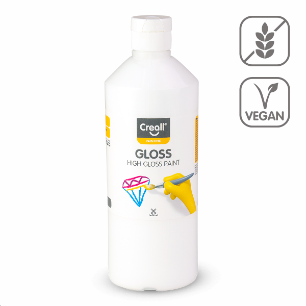 Creall barva s vysokým leskem Gloss, 500 ml, bílá