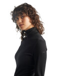 Dámské merino tričko s dlouhým rukávem ICEBREAKER Wmns 260 Tech LS Half Zip, Black velikost: M
