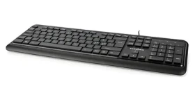 Nedis Multimediální klávesnice s numerickou klávesnicí / Klávesnice / USB-A / drátová / QWERTY (KBMU200BKND)