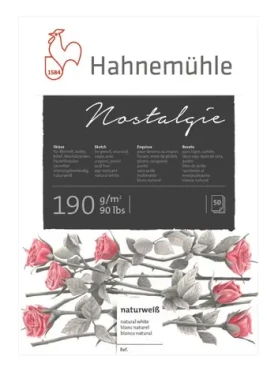 Hahnemühle Skicák Nostalgie (Natural White) A4/50 listů/190 g (10628210)