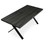 Jídelní stůl 180x90cm, lamino, šedý dub, HT-R5316 GREY