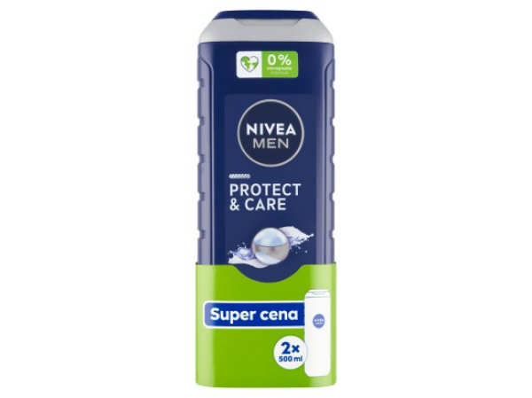Nivea Men Protect & Care sprchový gel 2 x 500ml