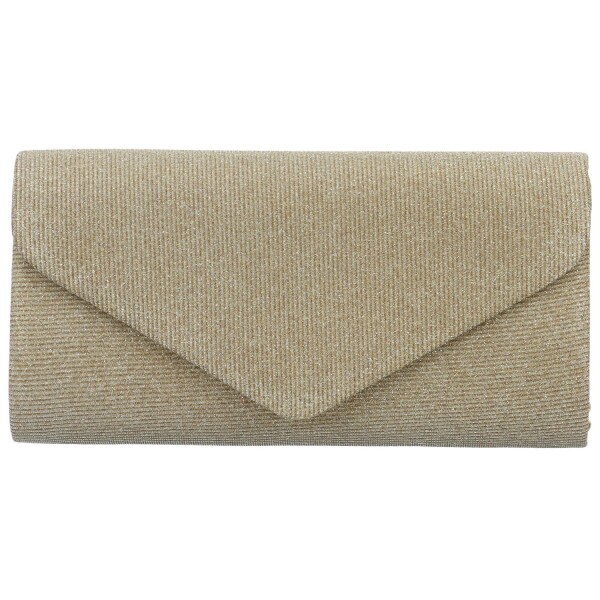 Elegantní dámské psaníčko Moon Akima, růžovo-zlaté