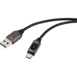 Delock USB 2.0 prodlužovací kabel plochý zahnutý [1x USB 2.0 zástrčka A - 1x USB 2.0 zásuvka A] 1.00 m černá oboustranně zapoji