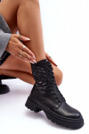Ocieplané Kožené Workery Botky SBarski MR870-25 Černé 41