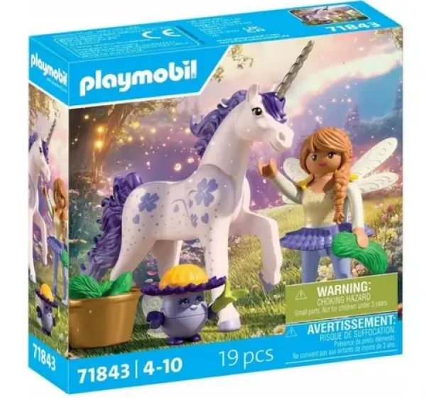 Playmobil® Magic 71843 Sběratelský jednorožec Šťastná levandule s vílou