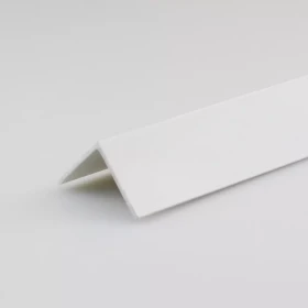 Profil uholníkový PVC bily lesk 30x30x1000