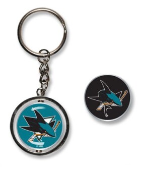 Wincraft Přívěšek San Jose Sharks NHL Spinner Key Ring FA_54993013