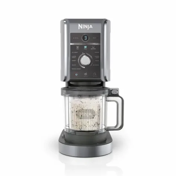 Ninja NC501EU Creami stříbrná / Výrobník zmrzliny / 800 W / 10 programů / 0.7l (NC501EU)