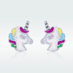 Elenys náušnice Jednorožec Unicorn