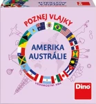 Dino Cestovní hra Poznej vlajky - Amerika a Austrálie