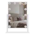 REA - Zrcadlo LED HOLLYWOOD White 30x40 HOM-12023